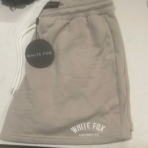White fox boutique lounge shorts size large
